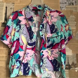 Cropped Hawaiian shirt